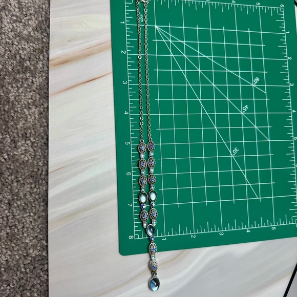 Beautiful Y Drop Necklace Moonstone - Picture 6 of 6